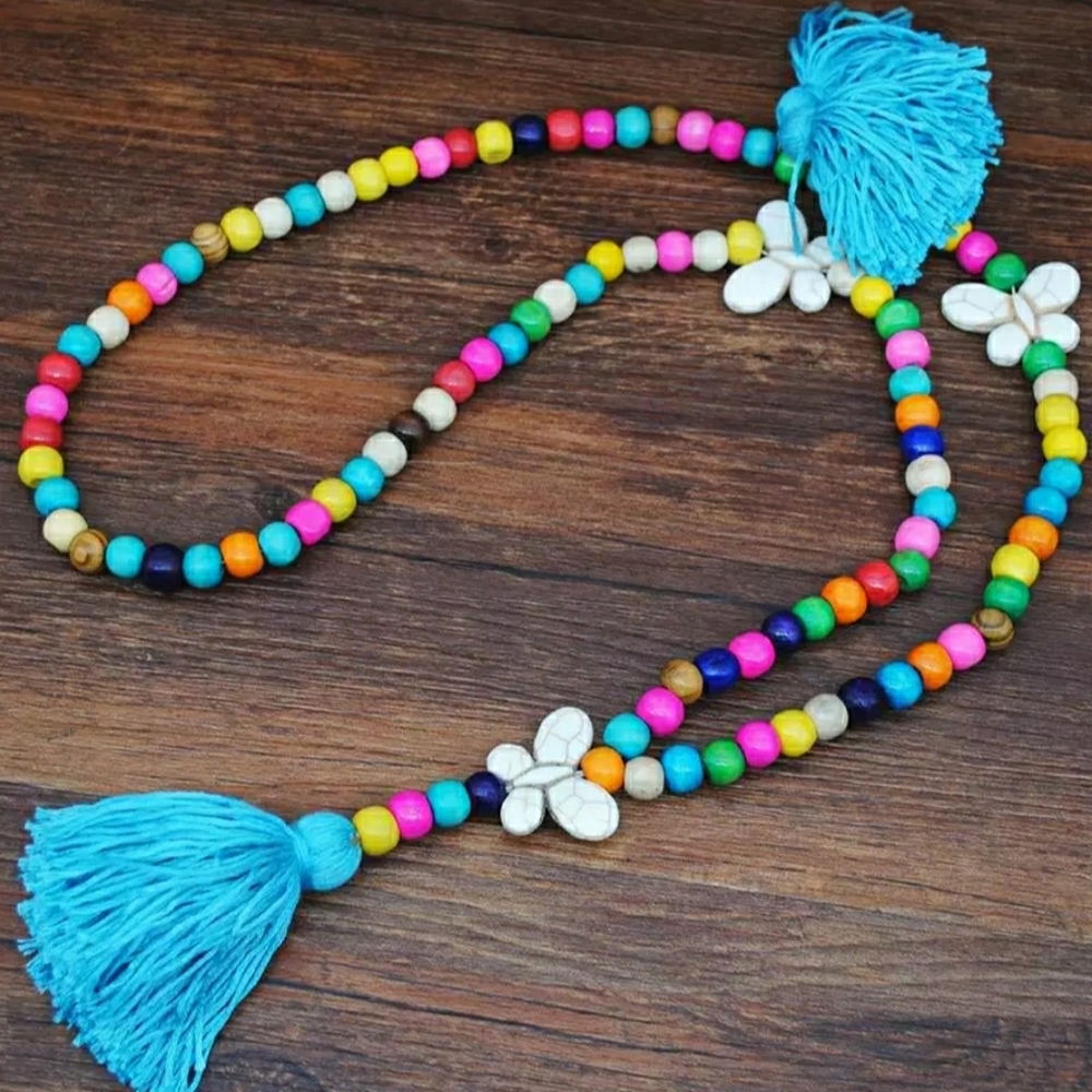 Bohemian Handmade Tassel Necklace